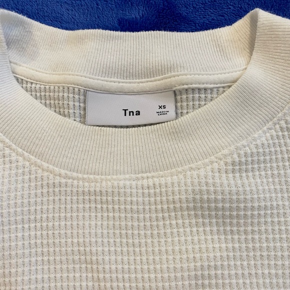 TNA Waffle Knit Crop Top - Picture 2 of 2